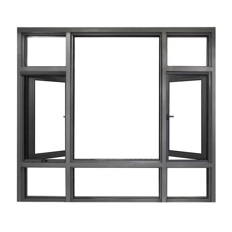 fenêtres en alliage d'aluminium à huit voies pour un design moderne et une durabilité élevée à un prix abordable
