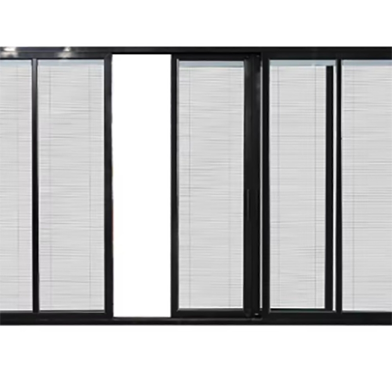 Style chinois de design de patin à roulettes Aluminium thermique Bi-pliable portes avec 1,4 mm d'épaisseur de paroi