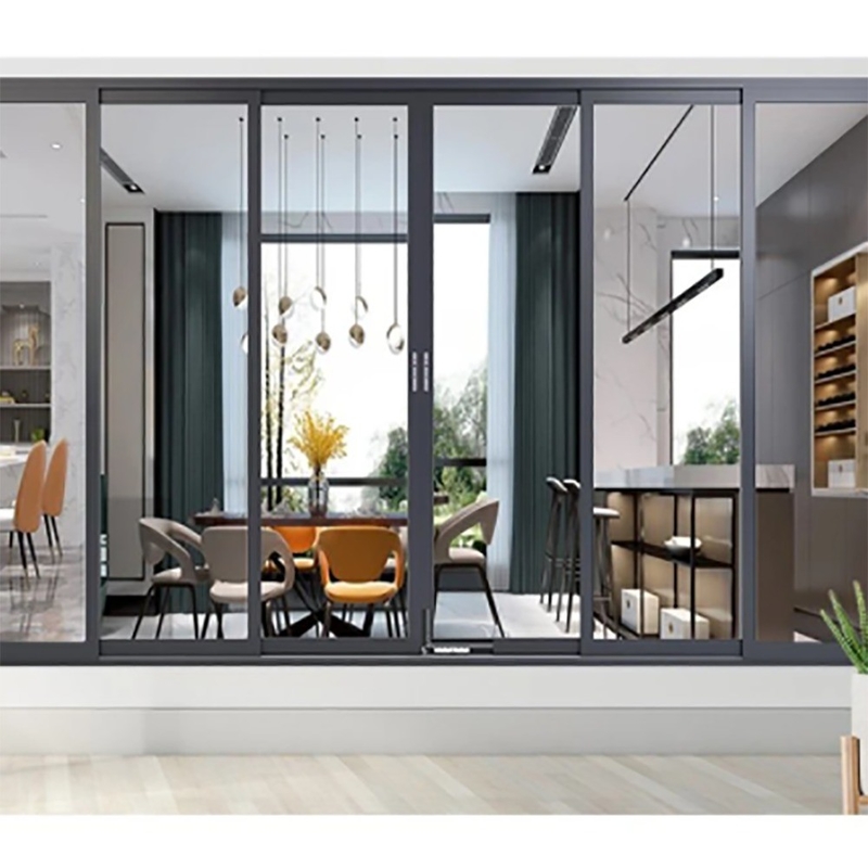 Design minimaliste Porte coulissante double La solution de SKATE pour les bureaux et les espaces résidentiels