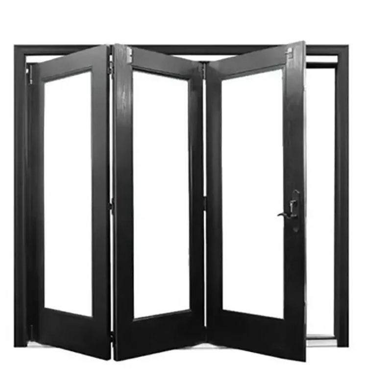 Portes pliantes en aluminium avec rupture thermique et épaisseur de paroi en aluminium de 1,4 mm