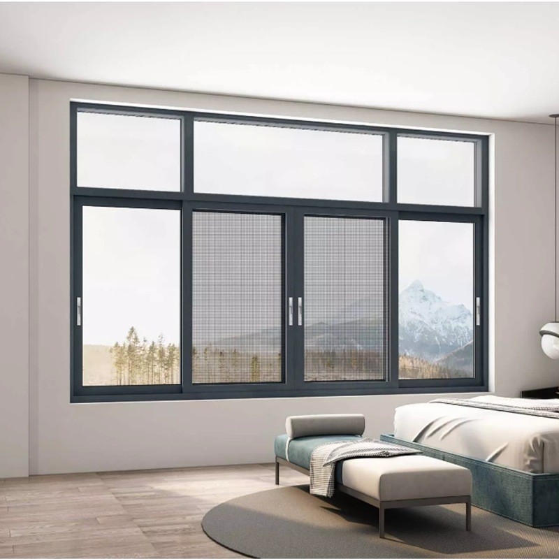 8 voies de conception d'étanchéité moustiquaire pour fenêtres coulissantes en aluminium personnalisées par Window R D