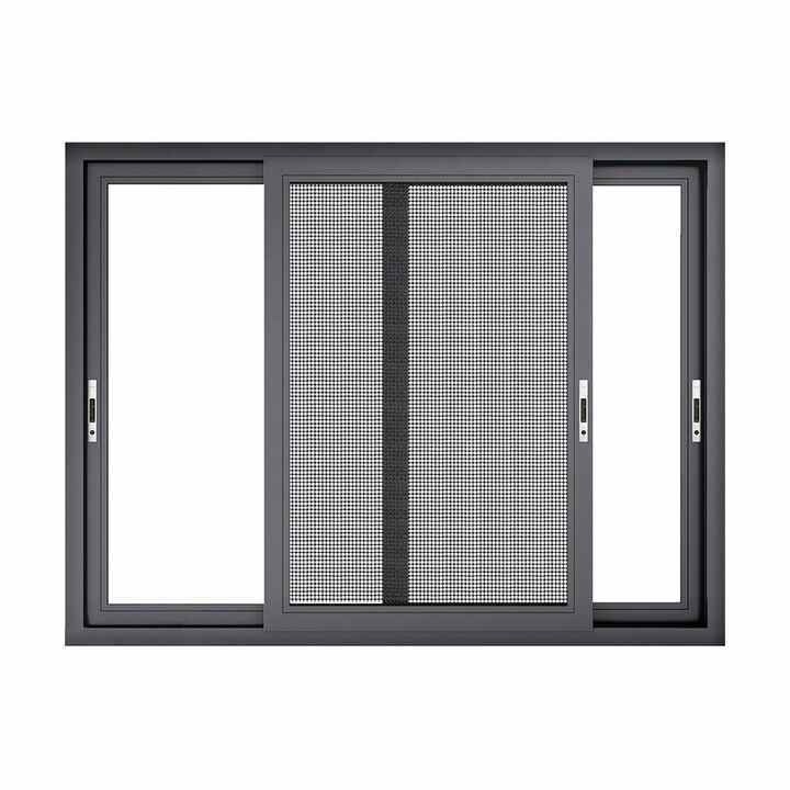Fenêtre coulissante de série SKATE 85 Aluminium Petite fenêtre en verre pour une étanchéité à l'air durable