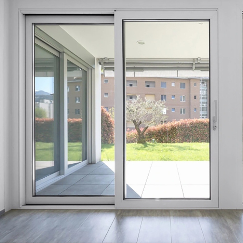 Portes coulissantes de 70 mm de largeur, résistantes aux ouragans, électriques, en aluminium