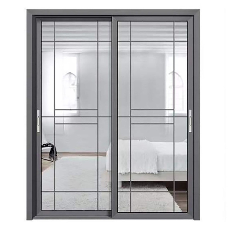 Porte coulissante de salle de séjour de production standardisée en couleur imperméable et optionnelle