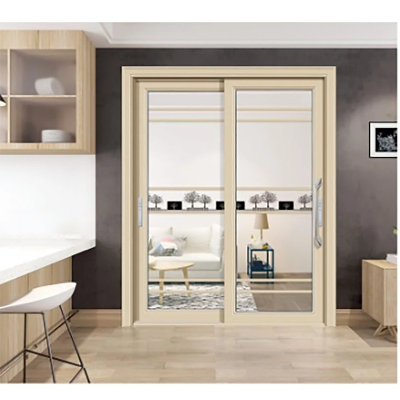 Porte coulissante d'ascenseur de bâtiment de bureaux à conception minimaliste et avec ouverture à tirage à rouleaux