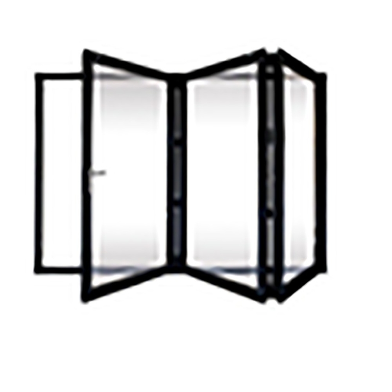 Projets résidentiels doivent avoir des portes en aluminium double pliable avec option de mise à niveau en verre triplex