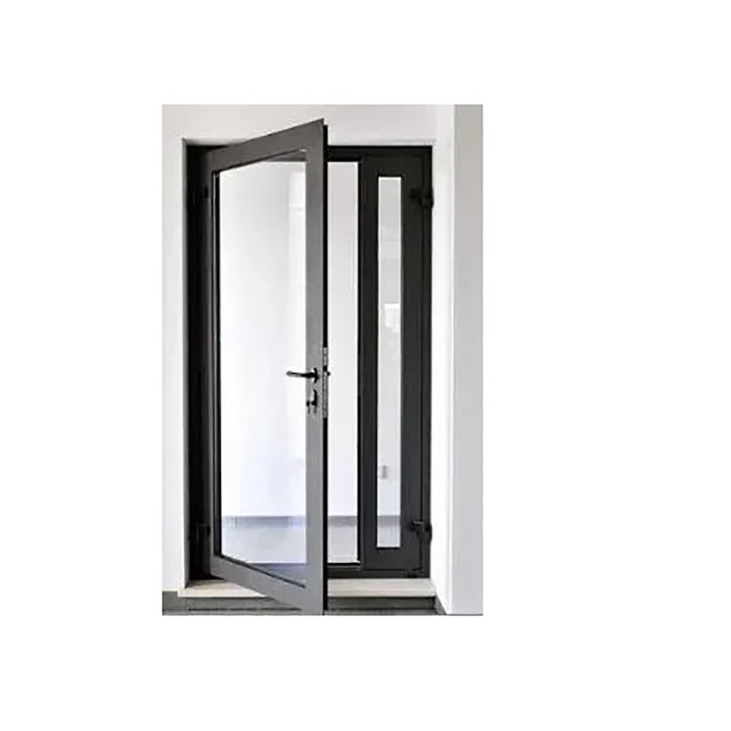 Porte en alliage d'aluminium de style européen Design minimaliste et mise à niveau du verre triplex
