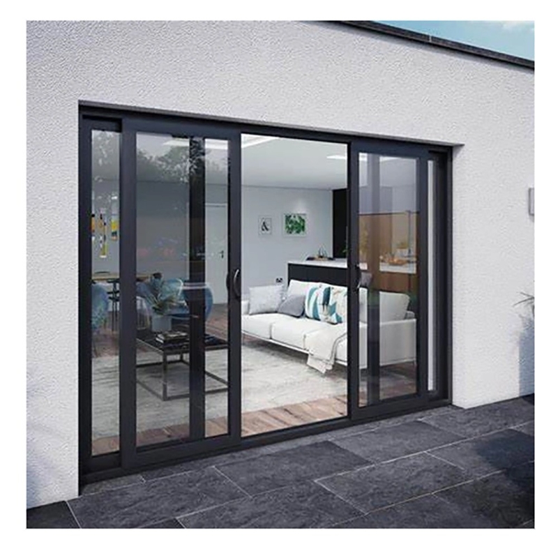 Solution de décoration de façade 70mm Porte coulissante en aluminium pour service Appartement Maison de ville