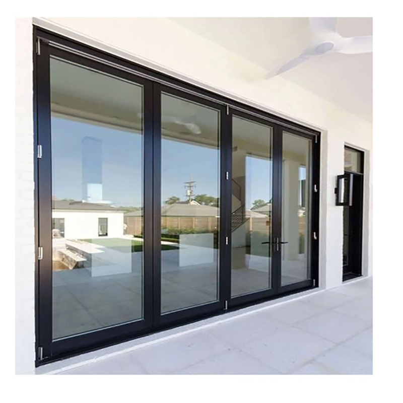 Solution de décoration de façade 70mm Porte coulissante en aluminium pour service Appartement Maison de ville