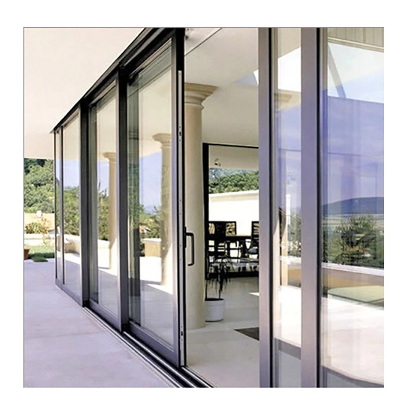 Portes coulissantes en alliage d'aluminium pour l'extérieur