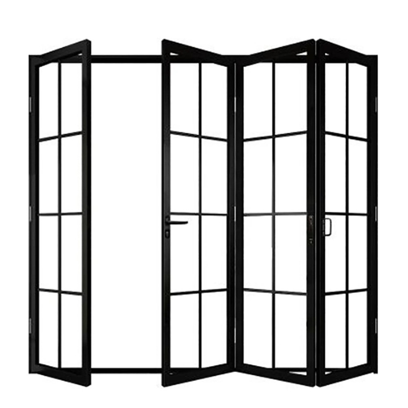 Consultation de projet au magasin de matériaux de construction 70 mm Porte double en aluminium avec verre