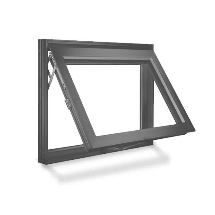 Production personnalisable Écran pliable de rupture thermique de l'aluminium auvent fenêtres pour appartement