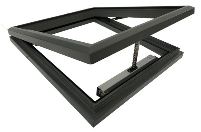 Production personnalisable Écran pliable de rupture thermique de l'aluminium auvent fenêtres pour appartement