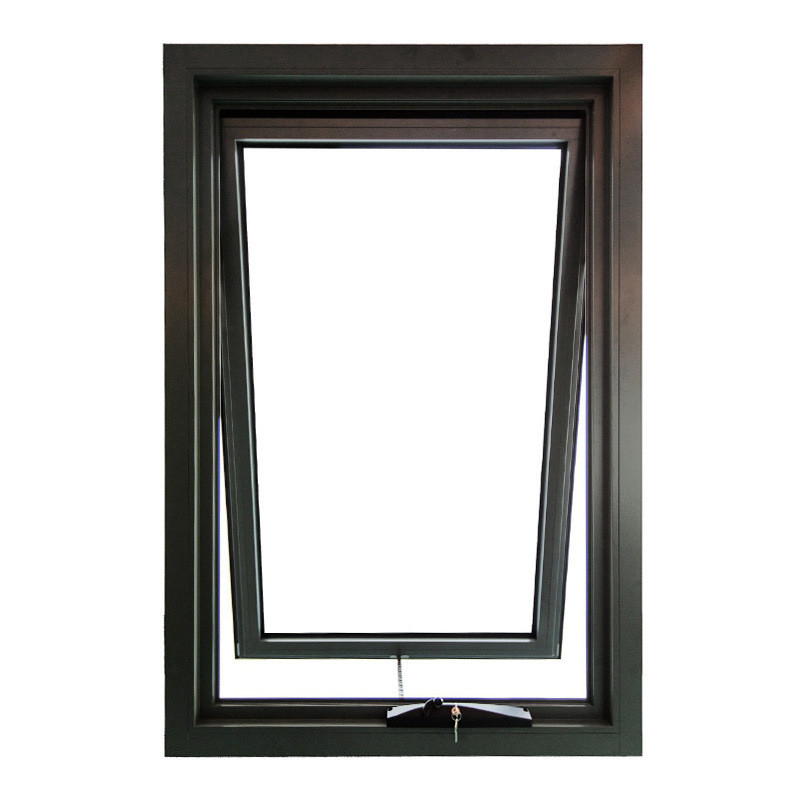 Production personnalisable Écran pliable de rupture thermique de l'aluminium auvent fenêtres pour appartement