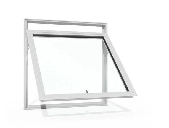 Production personnalisable Écran pliable de rupture thermique de l'aluminium auvent fenêtres pour appartement