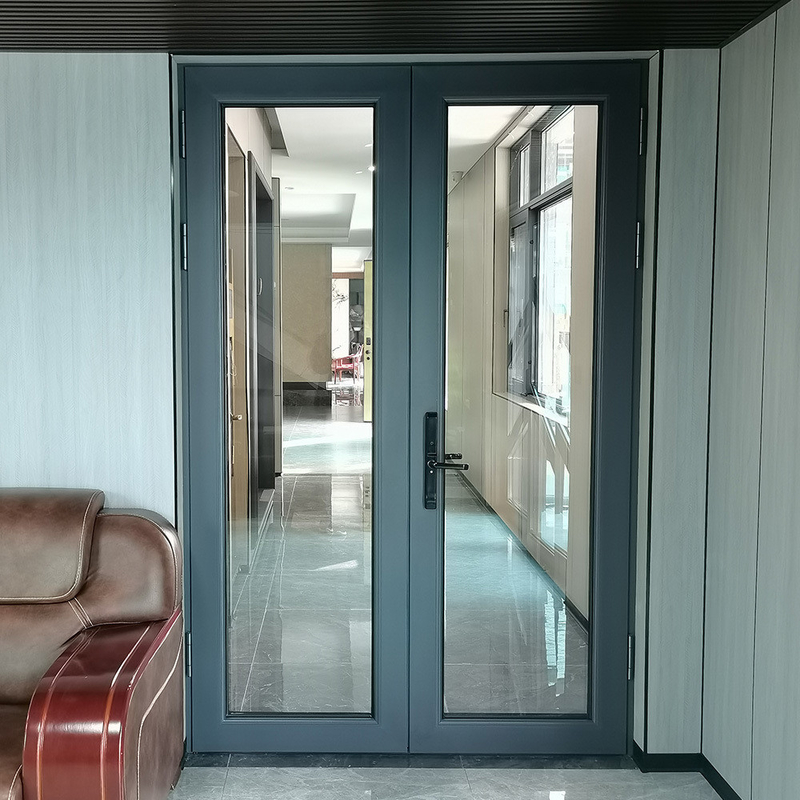 Porte en aluminium avec mur en aluminium de 1,4 mm pour un hôtel de charme