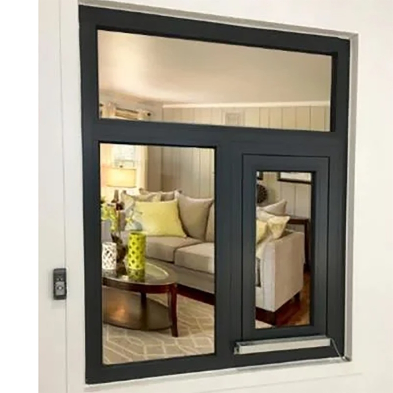 Énergie efficace double vitrage verre trempé profilé en aluminium Tilt et tour Casement fenêtre pour une meilleure étanchéité