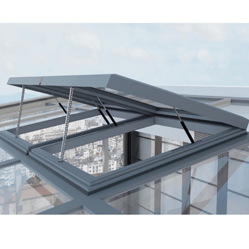 5 27A 55 9A 5 12A 5 Ventilateur fixe en verre aluminium pour résistance au vent de niveau 9