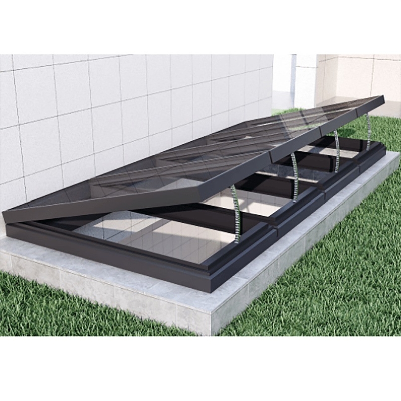 5 27A 55 9A 5 12A 5 Ventilateur fixe en verre aluminium pour résistance au vent de niveau 9