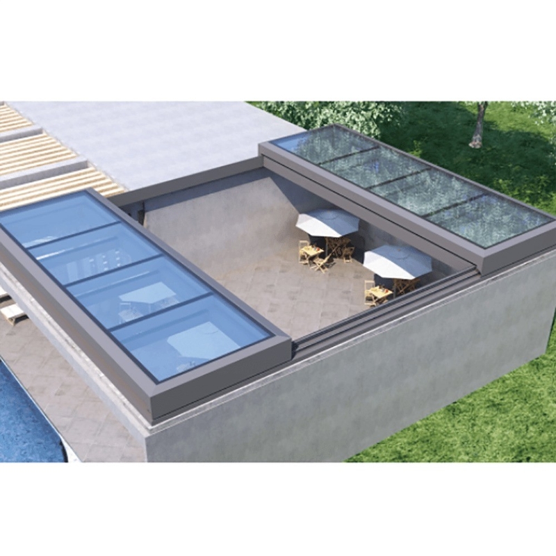 5 27A 55 9A 5 12A 5 Ventilateur fixe en verre aluminium pour résistance au vent de niveau 9