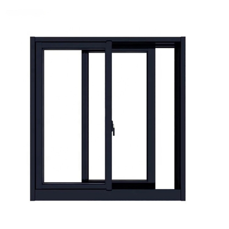 Dernière conception fenêtres coulissantes en aluminium avec 1.1W/ (m2·K) Performance d'isolation thermique pour la maison et le bureau