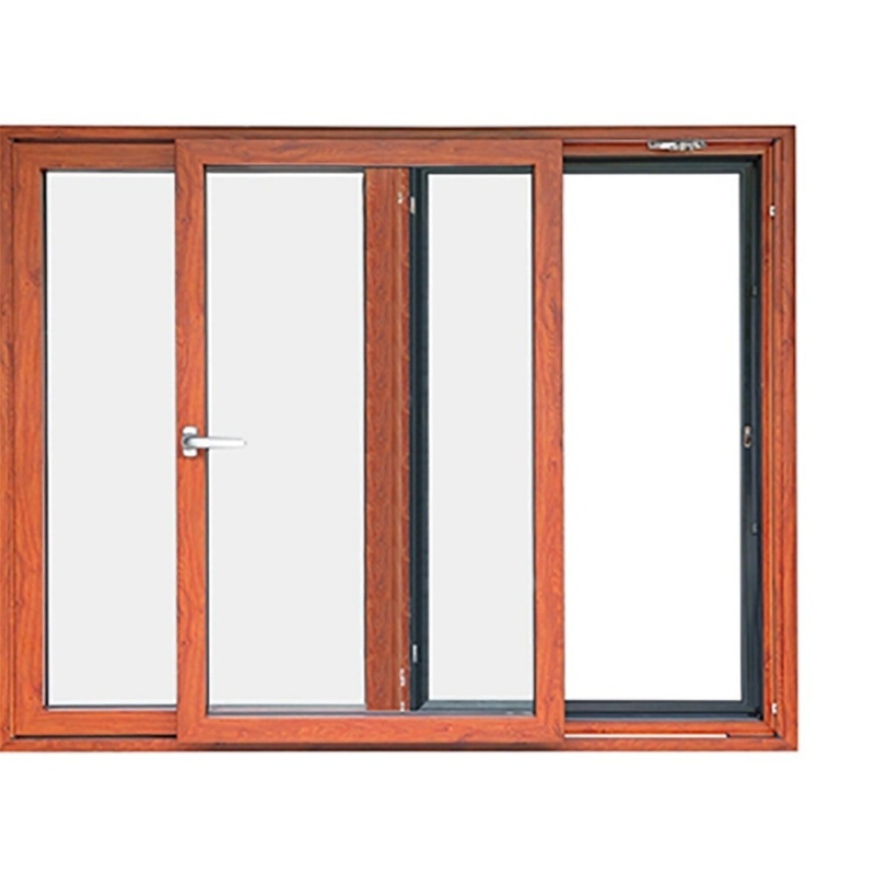 Dernière conception fenêtres coulissantes en aluminium avec 1.1W/ (m2·K) Performance d'isolation thermique pour la maison et le bureau