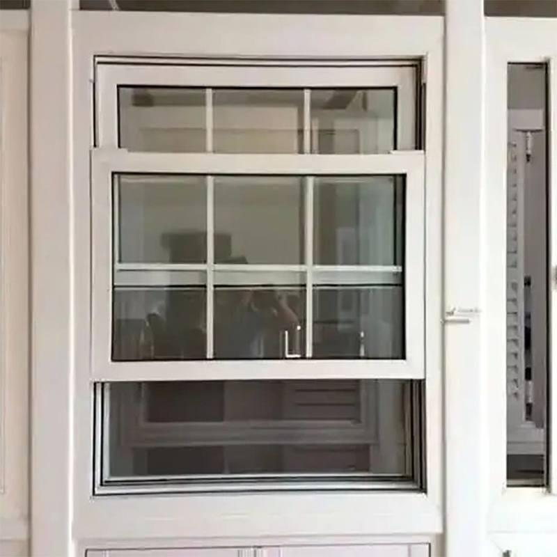 fenêtres à double vitrage à glissement vertical automatique pour rideaux suspendus