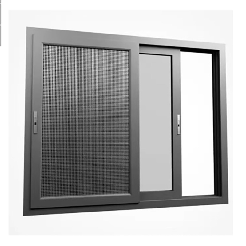 fenêtres coulissantes en alliage d'aluminium pour décoration de façade de rideau suspendu