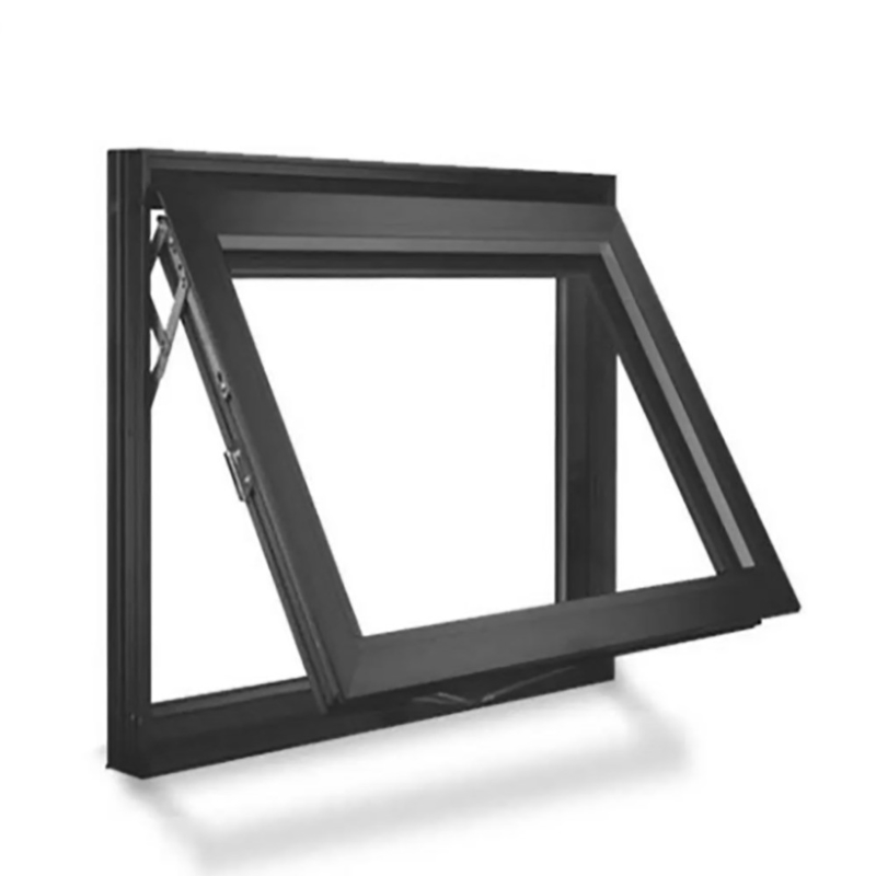 Niveau 8 étanchéité à l'air fenêtres en alliage d'aluminium de style européen pour projets commerciaux
