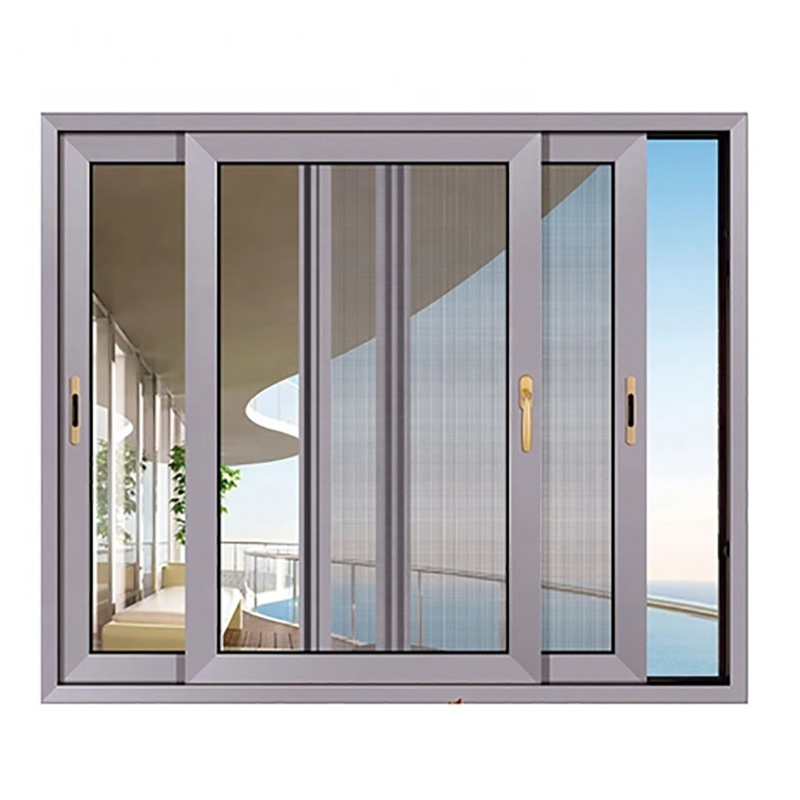 Mode Style fenêtre coulissante en alliage d'aluminium avec ouverture horizontale par R & D