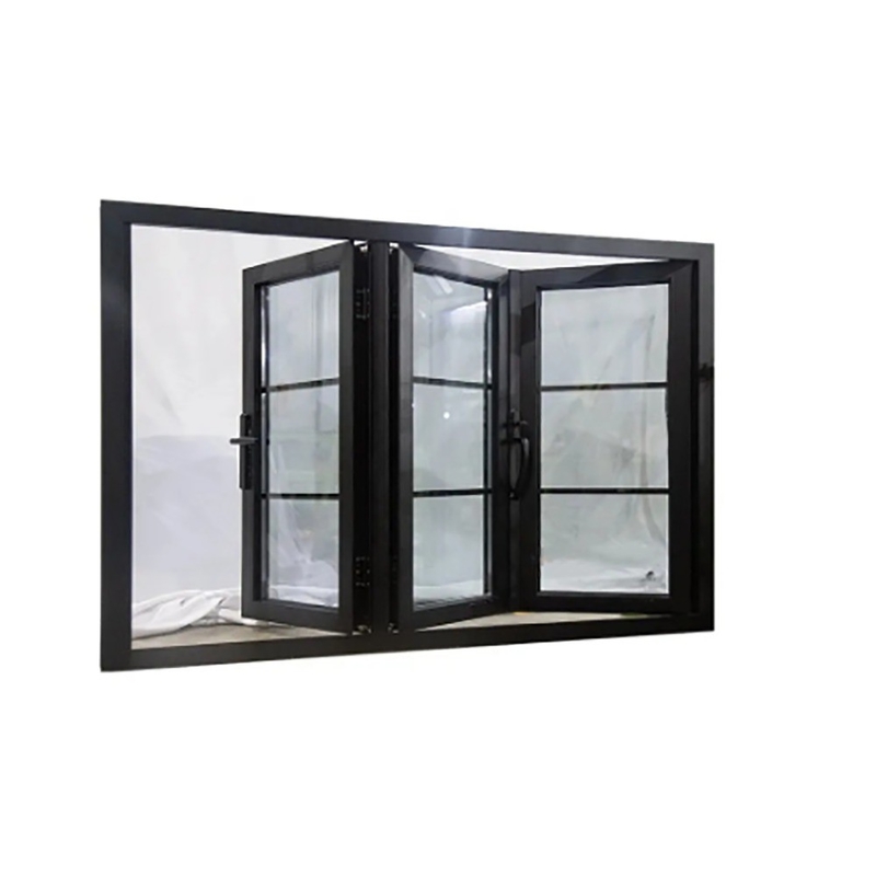 Alloy d'aluminium Bi-Fold fenêtres insonorisées et résistantes à la pression du vent pour les distributeurs