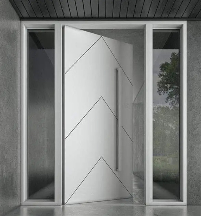 Portes pivotantes de patinage faciles à nettoyer et à entretenir