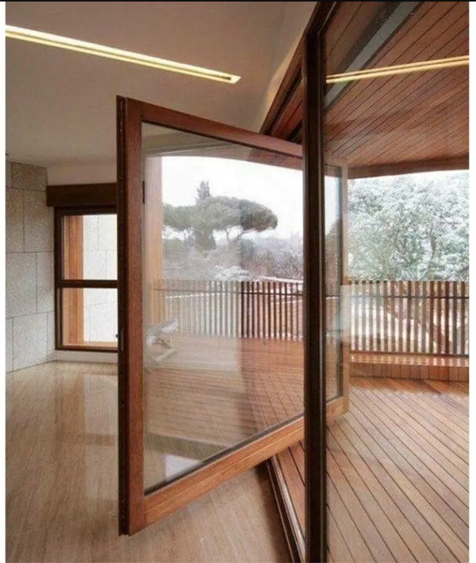 Portes pivotées personnalisées avec isolation acoustique pour les espaces résidentiels et commerciaux