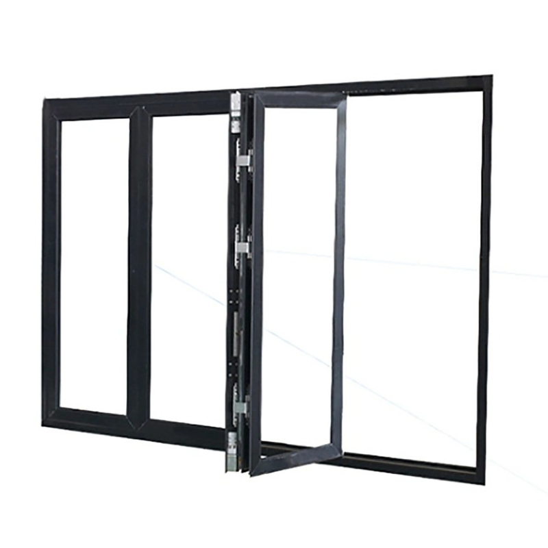 Rideau de louve double aluminium trempé Bi fenêtre pliable pour le logement atelier salle de bains