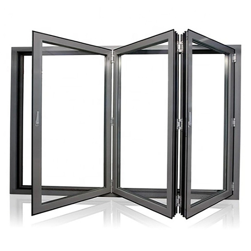 Rideau de louve double aluminium trempé Bi fenêtre pliable pour le logement atelier salle de bains