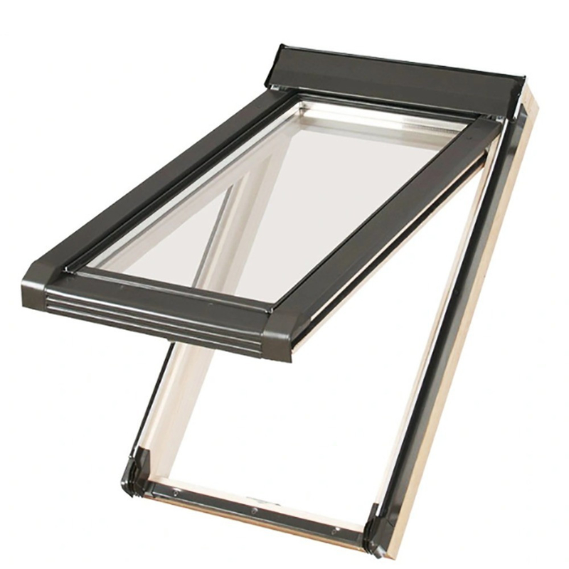 fenêtre en aluminium sur mesure avec double vitrage et étanchéité à l'air de niveau 8