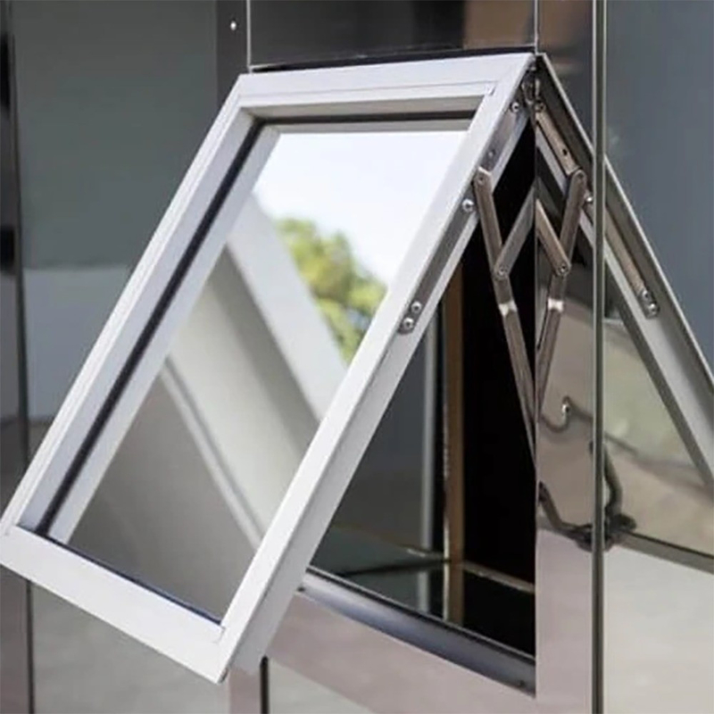 fenêtre en aluminium sur mesure avec double vitrage et étanchéité à l'air de niveau 8