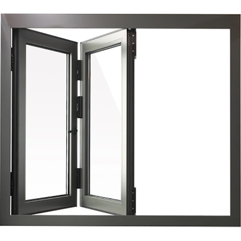 fenêtres pliantes de type rideaux en aluminium avec coefficient d'isolation thermique ≤ 2.1