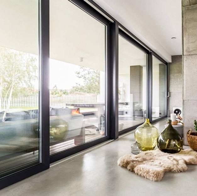 Portes coulissantes en aluminium et portes coulissantes en acier inoxydable 304