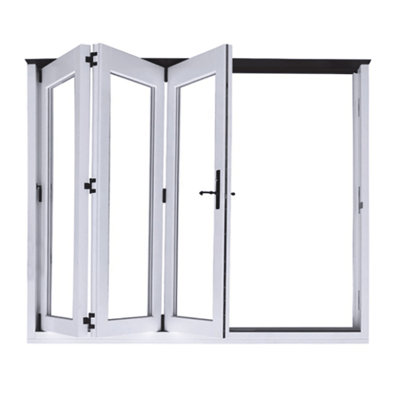 Villa imperméable à l'eau double porte en aluminium extérieure double porte avec niveau 9 résistance à la pression du vent