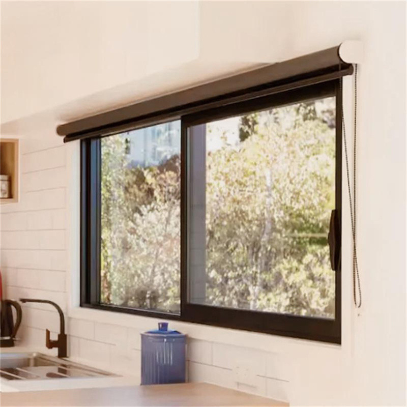 Mode Nouveau design personnalisable aluminium aluminium vitres coulissantes avec 2,2 mm d'épaisseur de paroi
