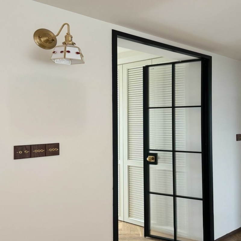 Porte imperméable en aluminium de haute qualité pour distributeurs de portes