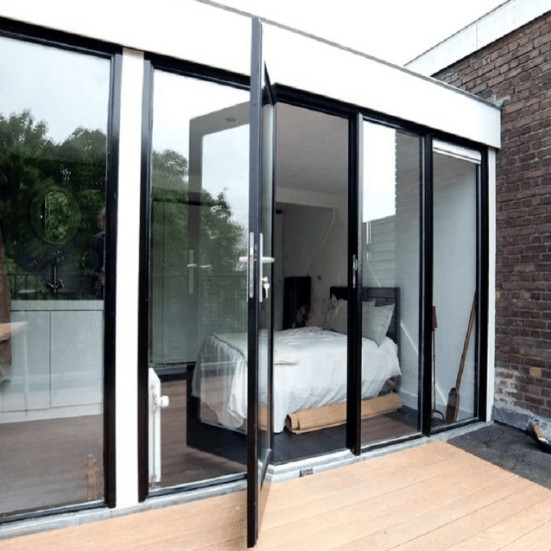 Porte imperméable en aluminium de haute qualité pour distributeurs de portes