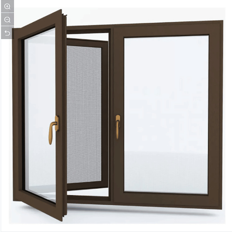 Energy-Efficient Thermal Break Aluminum Casement Weather Resistance Window for Residential & Commercial Use