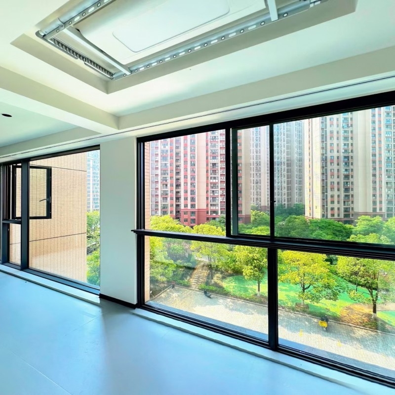 Fabrication de fenêtres à guichet unique en gros, fenêtres à battants en aluminium à rupture thermique, double vitrage, pour toutes conditions météorologiques