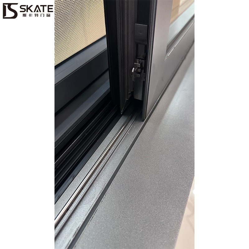 Fenêtres coulissantes en aluminium au design moderne avec étanchéité à l'air de niveau 8 pour une ventilation gratuite
