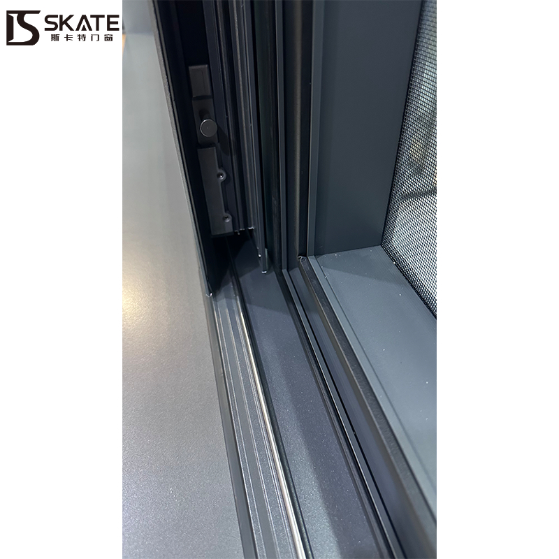 Fenêtres coulissantes en aluminium au design moderne avec étanchéité à l'air de niveau 8 pour une ventilation gratuite
