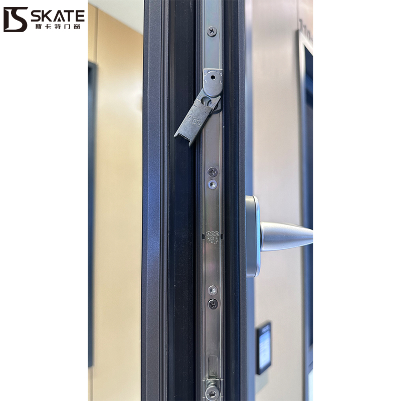 Fenêtre en verre trempé en alliage d'aluminium de qualité supérieure résistant aux intempéries pour maisons et bureaux avec matériel original SKATE
