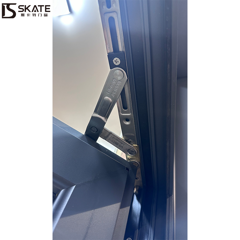 Fenêtre à battant en aluminium à rupture de pont thermique, style minimaliste, économe en énergie, pour maison moderne