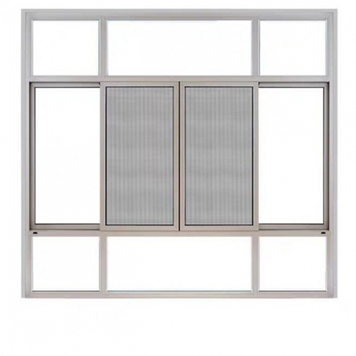 Chambre d'aluminium à double vitrage vitrée insonorisée fenêtres pour les rideaux suspendus